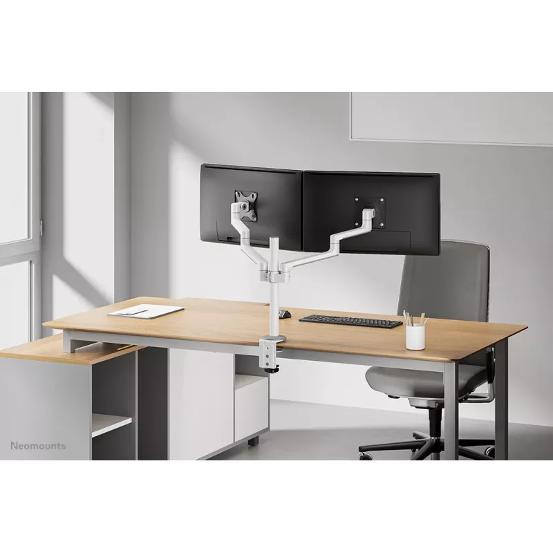 Neomounts DS60-425WH2 Monitor arm 17-27 inch - space saving