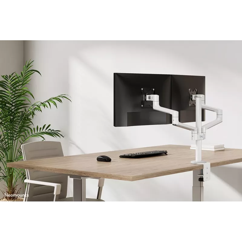Neomounts DS60-425WH2 Monitor arm 17-27 inch - space saving