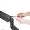 Neomounts DS70PLUS-450BL1 Monitor arm 17-49 inch - gas spring - Topfix - 180°-stop