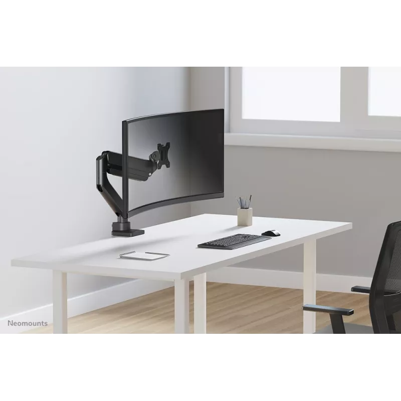 Neomounts DS70PLUS-450BL1 Monitor arm 17-49 inch - gas spring - Topfix - 180°-stop