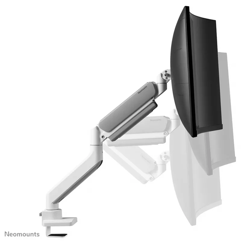 Neomounts DS70PLUS-450WH1 Monitor arm 17-49 inch - gas spring - Topfix - 180°-stop