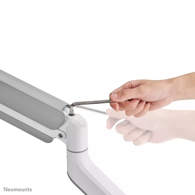 Neomounts DS70PLUS-450WH1 Monitor arm 17-49 inch - gas spring - Topfix - 180°-stop