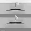 Neomounts DS70PLUS-450WH1 Monitor arm 17-49 inch - gas spring - Topfix - 180°-stop
