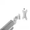 Neomounts DS70PLUS-450WH1 Monitor arm 17-49 inch - gas spring - Topfix - 180°-stop