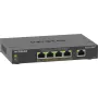 NETGEAR 5-Port Gigabit Ethernet PoE+ Plus Switch (GS305EP) Managed L2/L3 Gigabit Ethernet (10/100/1000) Power over Ethernet (PoE) Black