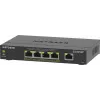 NETGEAR 5-Port Gigabit Ethernet PoE+ Plus Switch (GS305EP) Managed L2/L3 Gigabit Ethernet (10/100/1000) Power over Ethernet (PoE) Black