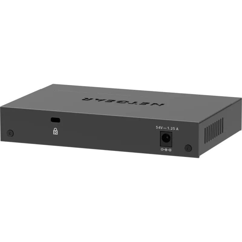 NETGEAR 5-Port Gigabit Ethernet PoE+ Plus Switch (GS305EP) Managed L2/L3 Gigabit Ethernet (10/100/1000) Power over Ethernet (PoE) Black