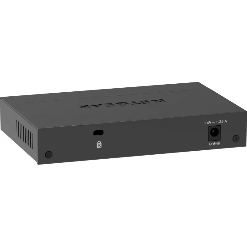 NETGEAR 5-Port Gigabit Ethernet PoE+ Plus Switch (GS305EP) Managed L2/L3 Gigabit Ethernet (10/100/1000) Power over Ethernet (PoE) Black