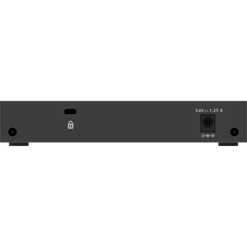 NETGEAR 5-Port Gigabit Ethernet PoE+ Plus Switch (GS305EP) Managed L2/L3 Gigabit Ethernet (10/100/1000) Power over Ethernet (PoE) Black