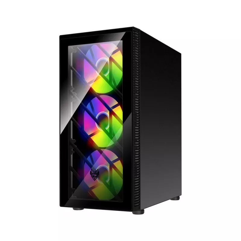 FSP CMT192 Case Midi Tower mITX, mATX, ATX Black Fixed RGB