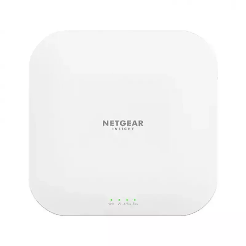 NETGEAR Insight Cloud Managed WiFi 6 AX3600 Dual Band Access Point (WAX620) 3600 Mbit/s White Power over Ethernet (PoE)