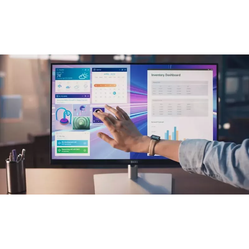 DELL P Series P2424HT computer monitor 60.5 cm (23.8 inch) 1920 x 1080 pixels Full HD LCD Touchscreen Black, Silver