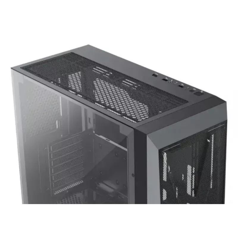 PC Midi Tower case XILENCE XG151 — black, supports ATX/Micro-ATX/Mini-ITX, bottom PSU, 2x 3.5 inch + 4x 2.5 inch bays