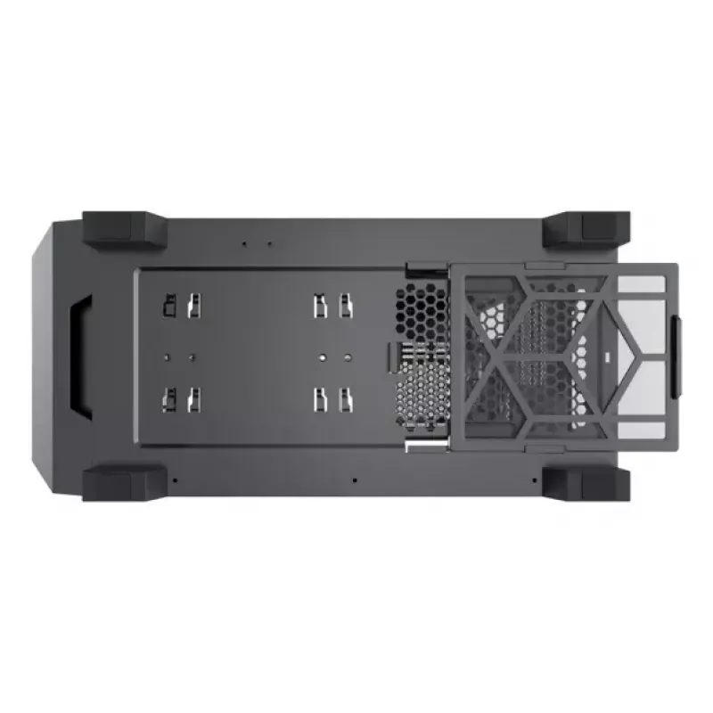 PC Midi Tower case XILENCE XG151 — black, supports ATX/Micro-ATX/Mini-ITX, bottom PSU, 2x 3.5 inch + 4x 2.5 inch bays