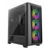 PC Midi Tower case XILENCE XG151 — black, supports ATX/Micro-ATX/Mini-ITX, bottom PSU, 2x 3.5 inch + 4x 2.5 inch bays