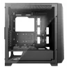 PC Midi Tower case XILENCE XG151 — black, supports ATX/Micro-ATX/Mini-ITX, bottom PSU, 2x 3.5 inch + 4x 2.5 inch bays