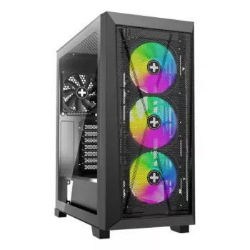 PC Midi Tower case XILENCE XG151 — black, supports ATX/Micro-ATX/Mini-ITX, bottom PSU, 2x 3.5 inch + 4x 2.5 inch bays
