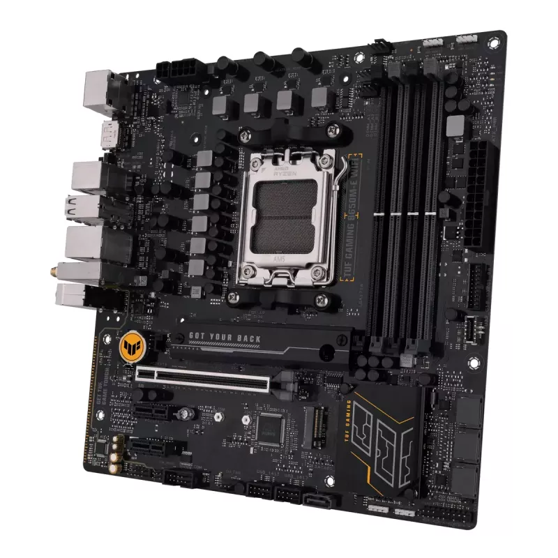 Motherboard ASUS TUF GAMING B650M‑E WIFI, AMD B650, Socket AM5, micro ATX, DDR5, 4x DIMM, 128GB, Wi‑Fi 6, Bluetooth 5.2