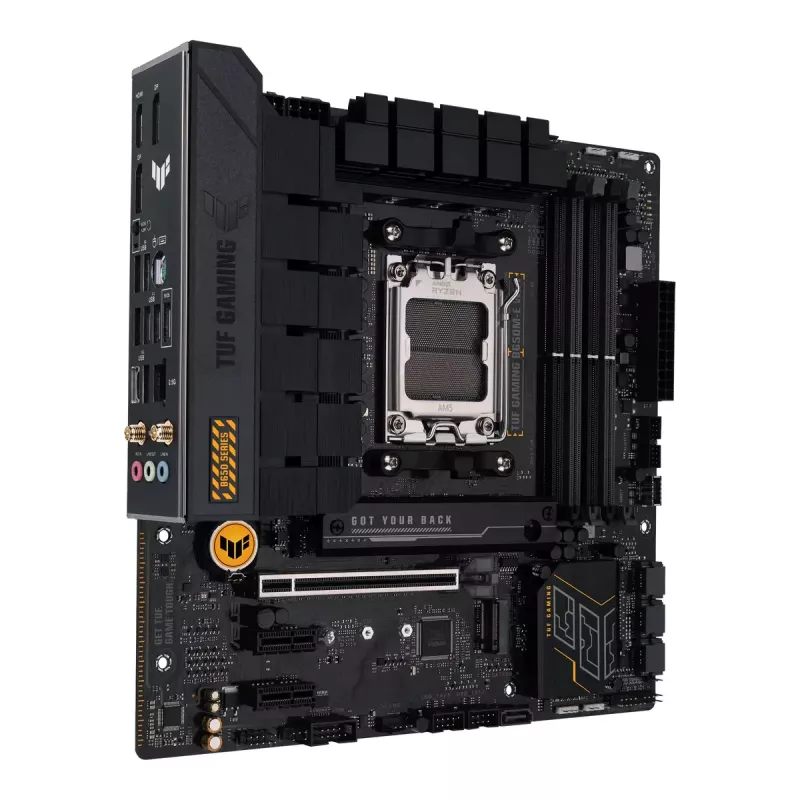 Motherboard ASUS TUF GAMING B650M‑E WIFI, AMD B650, Socket AM5, micro ATX, DDR5, 4x DIMM, 128GB, Wi‑Fi 6, Bluetooth 5.2