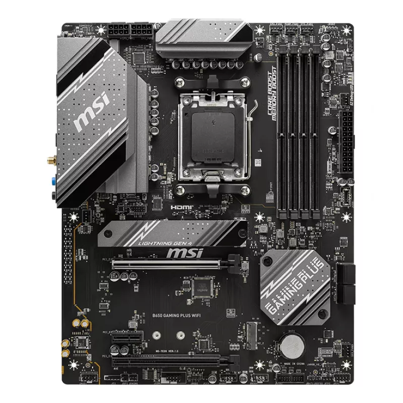MSI B650 GAMING PLUS WIFI motherboard AMD B650 Socket AM5 ATX