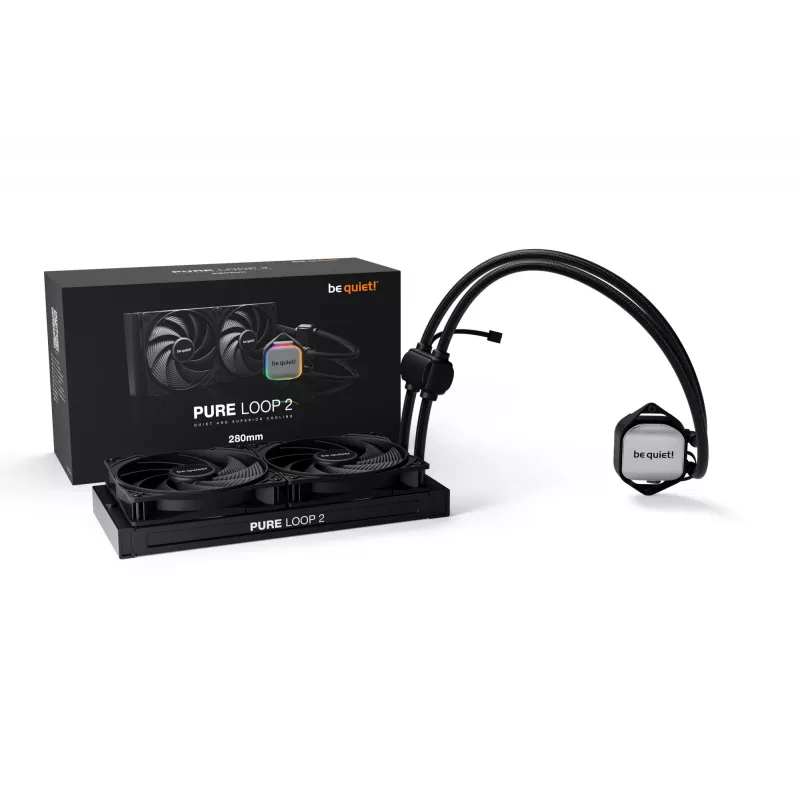 be quiet Pure Loop 2 | 280mm Processor All-in-one liquid cooler 14 cm Black 1 pc(s)