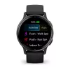 Smartwatch GARMIN Vivoactive 5 Black — 42 mm case, AMOLED 1.2 inch, GPS/GLONASS/Galileo, 5 ATM, optical HR, SpO2, 11-day battery