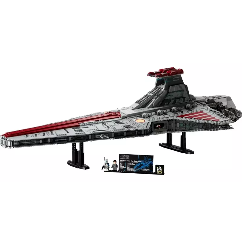 LEGO Star Wars Republic Venator Class Attack Cruiser 75367 — construction set, 5,374 pcs, 320×1,090×540 mm, 2 minifigures, age 18+