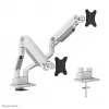 Neomounts DS70S-950WH2 Monitor arm 17-35 inch - gas spring - Topfix - 180°-stop