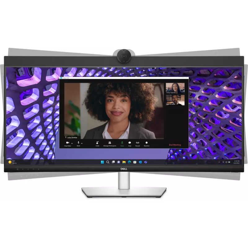 DELL P Series P3424WEB computer monitor 86.7 cm (34.1 inch) 3440 x 1440 pixels 4K Ultra HD LCD Black