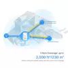 TP-Link 4G+ AX3000 Whole Home Mesh WiFi 6 Gateway, White, Internal, Mesh router, ≤20 dBm (2.4GHz); ≤23 dBm (5GHz), Dual-band (2.4 GHz / 5 GHz), Wi-Fi 6 (802.11ax)