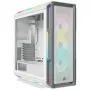 CORSAIR Mid-tower ATX Pc Case - Icue 5000t - RGB Tempered Glass - White