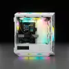 CORSAIR Mid-tower ATX Pc Case - Icue 5000t - RGB Tempered Glass - White