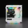 CORSAIR Mid-tower ATX Pc Case - Icue 5000t - RGB Tempered Glass - White
