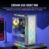 CORSAIR Mid-tower ATX Pc Case - Icue 5000t - RGB Tempered Glass - White