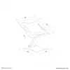 Neomounts DS20-740BL1 Laptop stand 11-15 inch - height adjustable - foldable - compact - universal