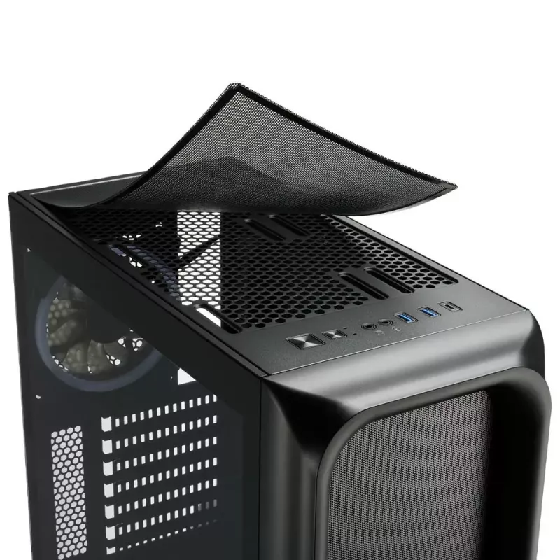 PC Case Sharkoon TK5M RGB ATX Desktop Black