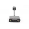 DIGITUS ASSMANN DisplayPort adapter cable, DP - DVI (24+5) M/F, 15cm w/interlock, DP 1.2 compatible, CE black