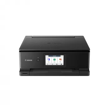 Canon PIXMA TS8750 Multifunction Wireless Inkjet Printer with 6-Ink System, Auto Duplex, 4.3 inch Touchscreen, Print Copy Scan, A4, Black