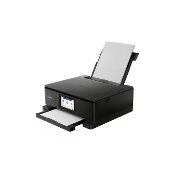 Canon PIXMA TS8750 Multifunction Wireless Inkjet Printer with 6-Ink System, Auto Duplex, 4.3 inch Touchscreen, Print Copy Scan, A4, Black