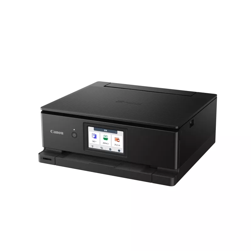 Canon PIXMA TS8750 Multifunction Wireless Inkjet Printer with 6-Ink System, Auto Duplex, 4.3 inch Touchscreen, Print Copy Scan, A4, Black