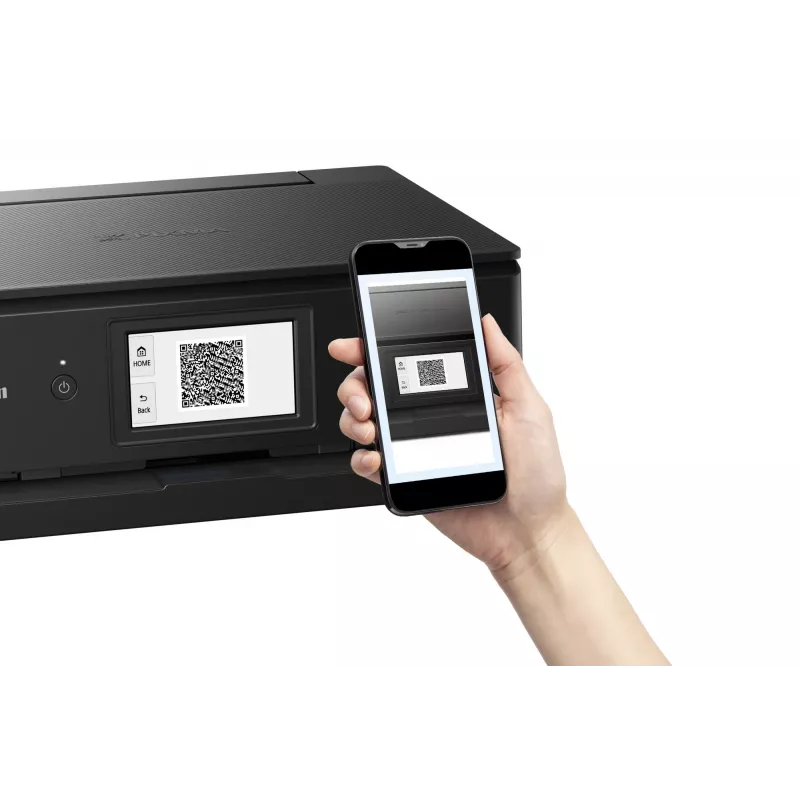 Canon PIXMA TS8750 Multifunction Wireless Inkjet Printer with 6-Ink System, Auto Duplex, 4.3 inch Touchscreen, Print Copy Scan, A4, Black