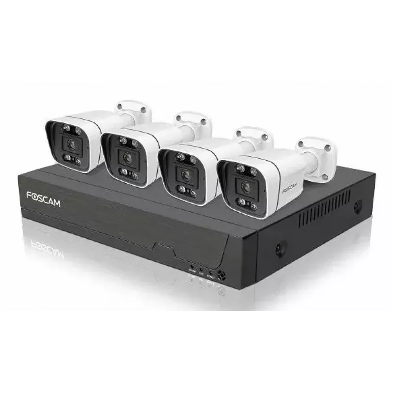 Foscam FN9108E-B4-2T video surveillance kit Wired 8 channels HDD 2TB