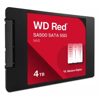 WESTERN DIGITAL SSD - WD Red SA500 - 4TB - SATA 6Gb/s - 2.5in/7mm (WDS400T2R0A)