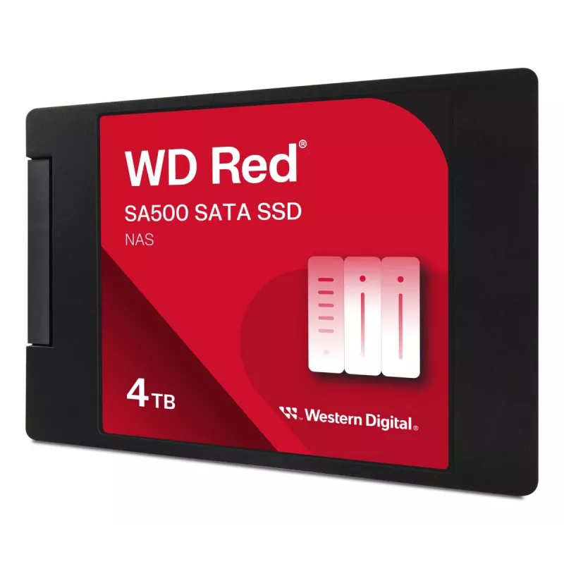 WESTERN DIGITAL SSD - WD Red SA500 - 4TB - SATA 6Gb/s - 2.5in/7mm (WDS400T2R0A)
