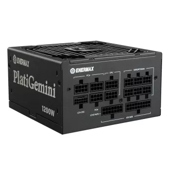 ENERMAX Power Supply Platigemini 1200 Watt 80 Plus Platinum Fully Modular ATX 3.1 & ATX12vo