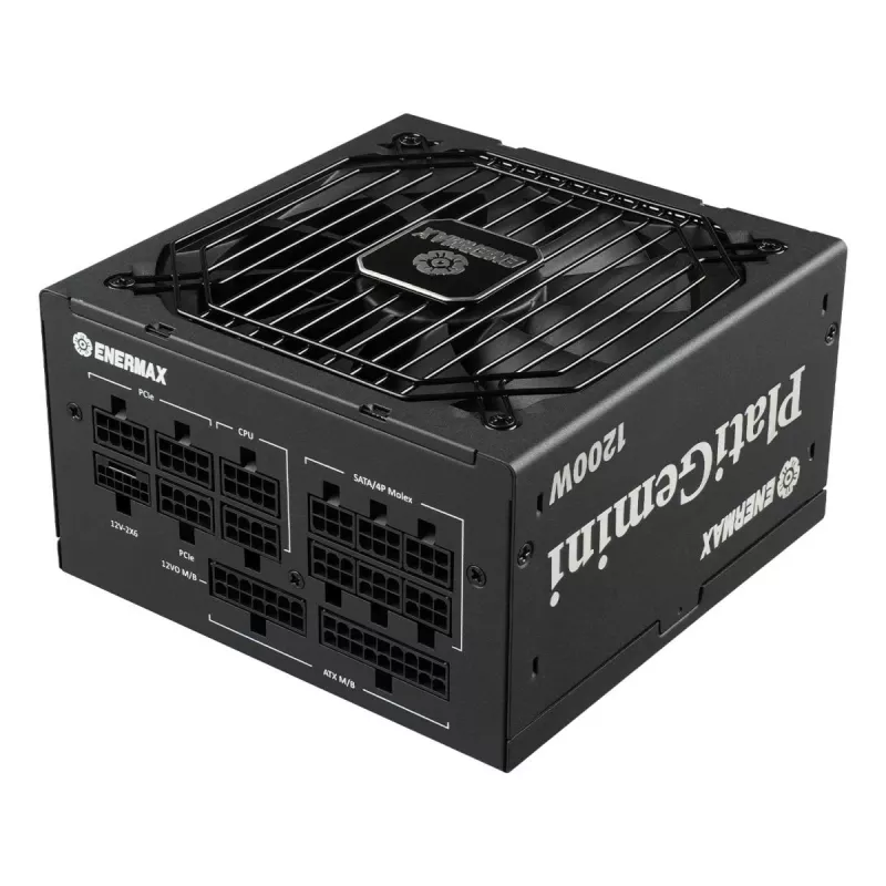 ENERMAX Power Supply Platigemini 1200 Watt 80 Plus Platinum Fully Modular ATX 3.1 & ATX12vo