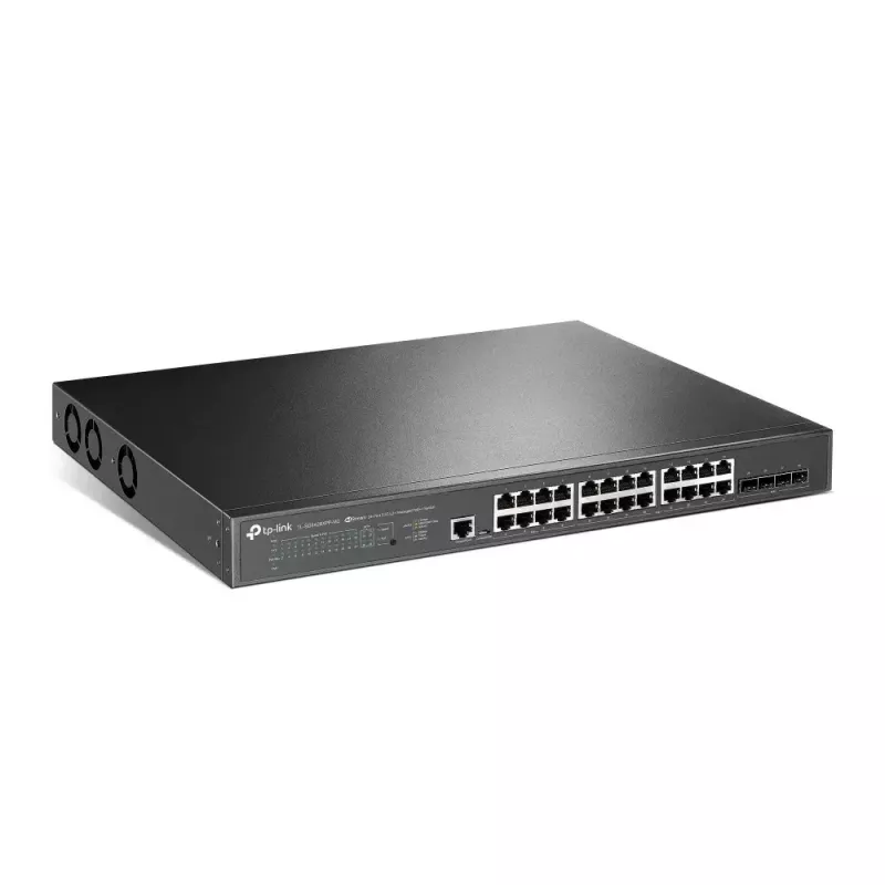 TP-Link Omada 24-Port 2.5GBASE-T and 4-Port 10GE SFP+ L2+ Managed Switch with 16-Port PoE+ & 8-Port PoE++
