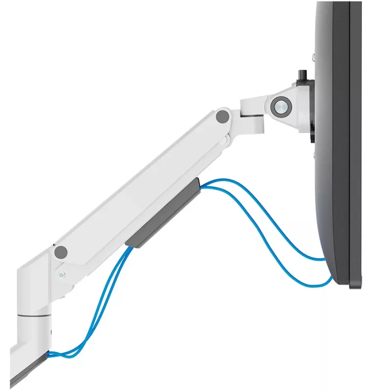 Neomounts DS70-250WH1 Monitor arm 17-35 inch - gas spring - Topfix - 180°-stop