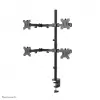 Neomounts FPMA-D550D4BLACK Monitor arm 13-32 inch, Clamp/Grommet, 6 kg, 33 cm (13 inch), 81.3 cm (32 inch), 100 x 100 mm, Black