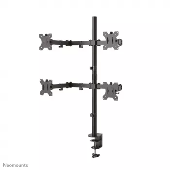 Neomounts FPMA-D550D4BLACK Monitor arm 13-32 inch, Clamp/Grommet, 6 kg, 33 cm (13 inch), 81.3 cm (32 inch), 100 x 100 mm, Black